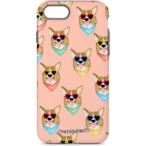 Bouffants and Broken Hearts Corgi Love iPhone Cases